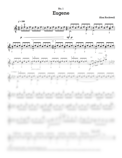 12 Etudes for Solo Guitar