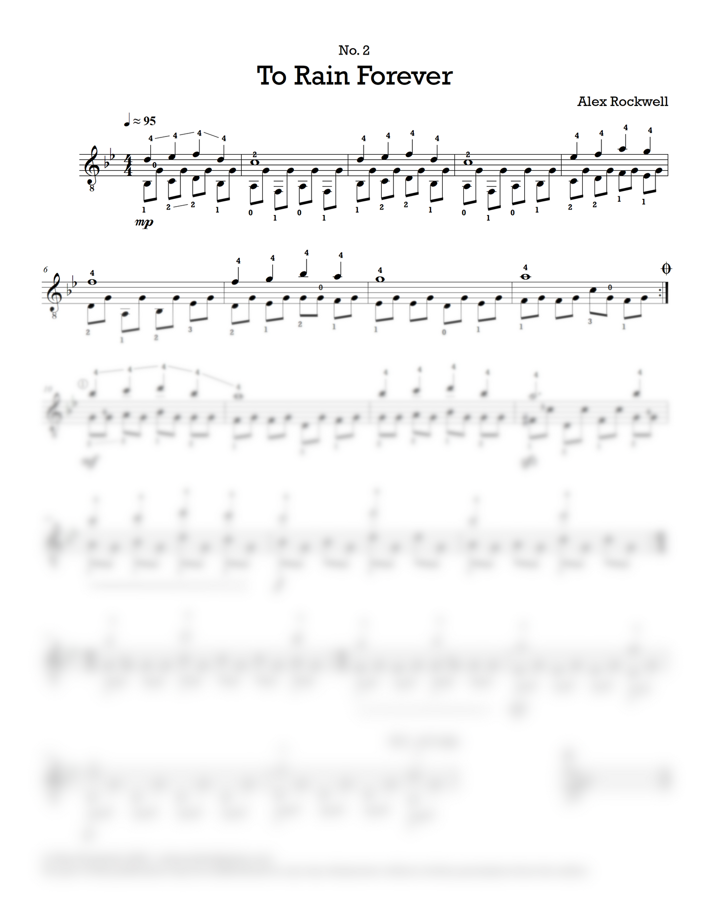 12 Etudes for Solo Guitar