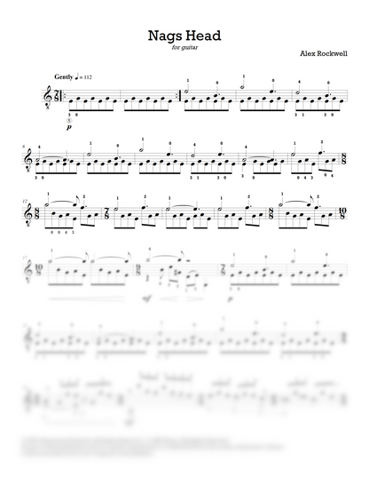 Nags Head for solo guitar