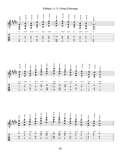 The UnCAGED System, Part 2: Triad Voice Leading in Major Keys