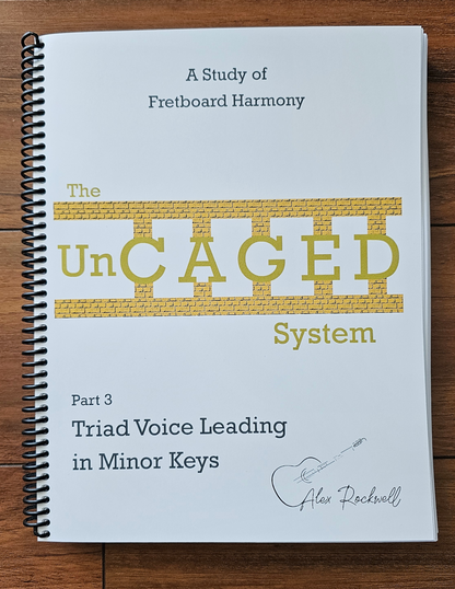 The UnCAGED System, Part 3: Triad Voice Leading in Minor Keys