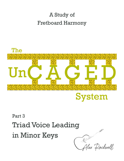 The UnCAGED System, Part 3: Triad Voice Leading in Minor Keys