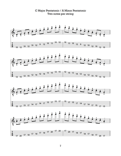 The Left-Hand Gauntlet, Volume 5: Pentatonic Scales